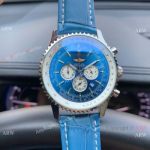 Best Replica Breitling Navitimer Watch Blue Leather Strap